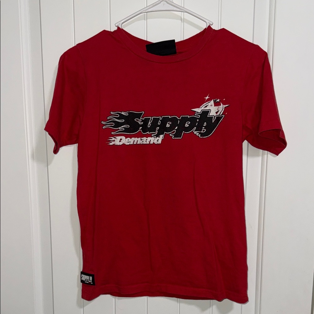 Supply & Demand Red Graphic Tee